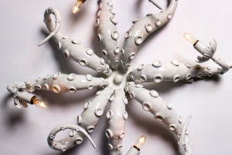 White - Four Light Wall or Ceiling Sconce White - Four Light Wall or Ceiling Sconce